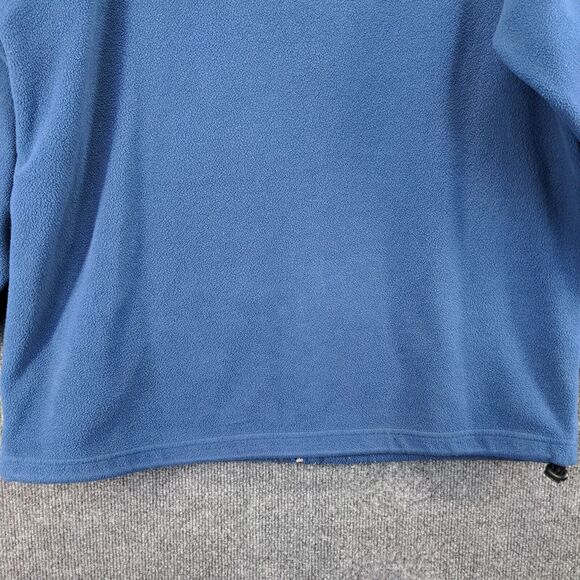 Team RealTree Mens Full Zip Fleece Jacket Blue Large Outdoors Hunting Logo - Picture 8 of 13